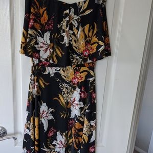 NWT Black Elias Halter Dress